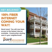 City of Belding, Public Notices, Point Broadband Internet Service